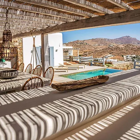 Splendid Mykonos Agape 5 Bedrooms Private Pool With Stunning Sea Views Outdoor Lounge Dining Area Hot Tub