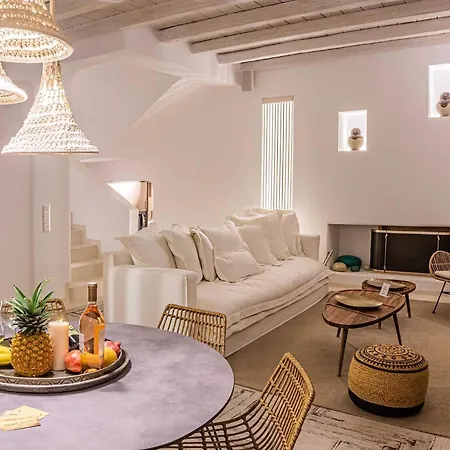 Splendid Mykonos Agape 5 Bedrooms Private Pool With Stunning Sea Views Outdoor Lounge & Dining Area Hot Tub Villa